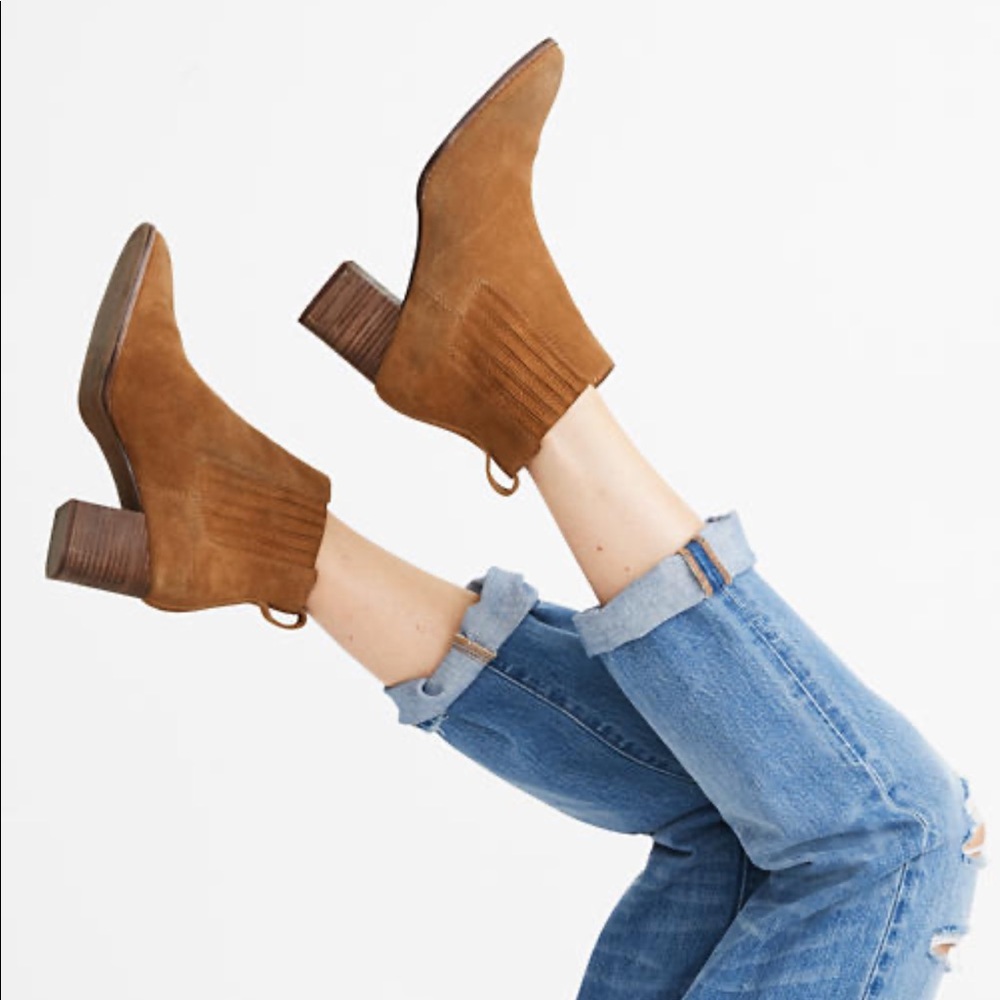 Madewell suede bootie